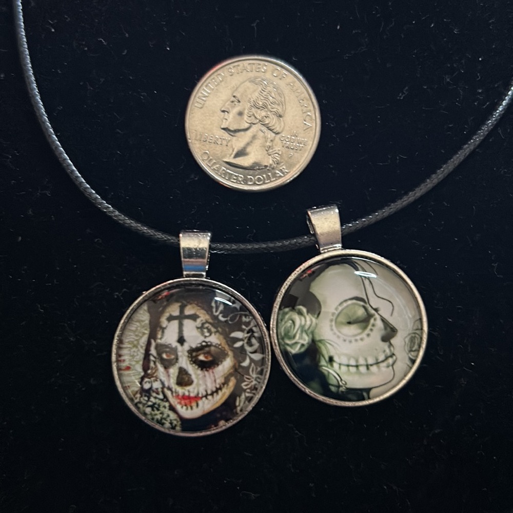 Sugar Skull pendants - Picture 6 of 6